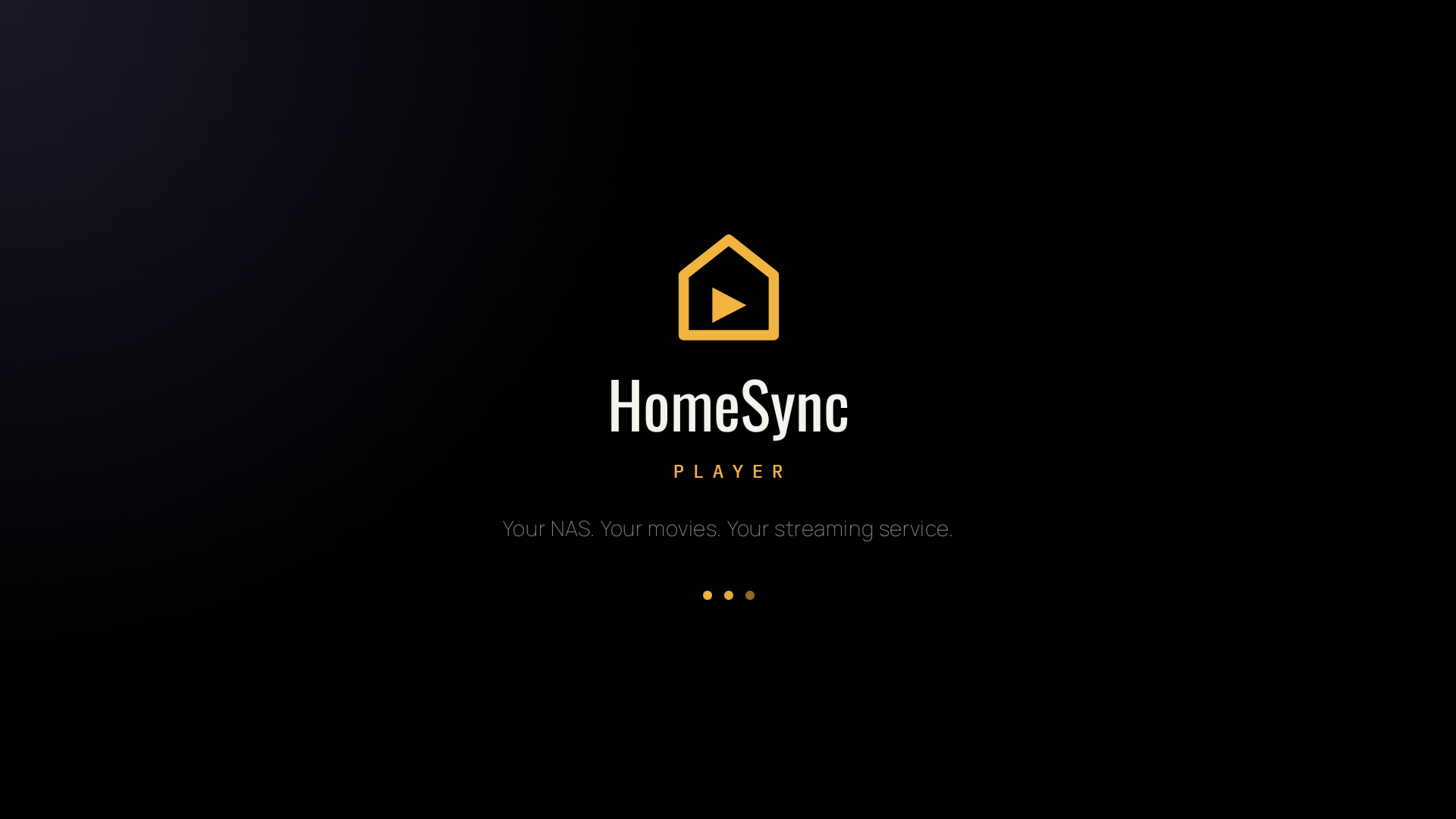 HomeSync splash screen
